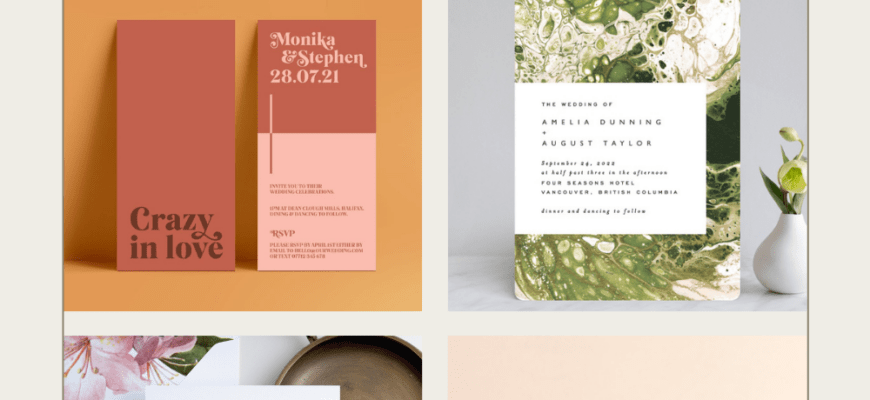 35 Stylish Wedding Invitations That You Can Actually Afford