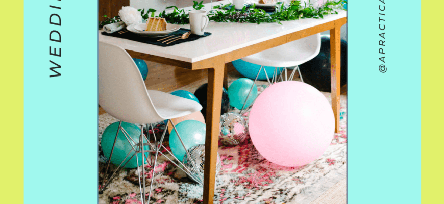 Stunning Balloon Garlands You Can Totally DIY | A Practical Wedding