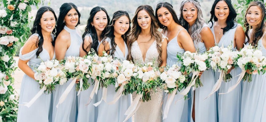 Blue Bridesmaid Dresses: 18 Best Bridal Looks + Faqs